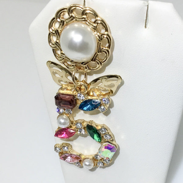 Payton's Designer No. 2 Earrings - EarringEverything.com Fashion Jewelry For Trendsetters - FREE SHIPPING - #necklace #earrings #jewelry #jewellery #goldjewelry #silverjewelry #accessories #fashionista #fashionjewelry #instagood #bracelet #Ring #jewelrydesigner #bridesmaidsgifts #jewelryforsale #jewelrystore #jewelryporn #jewelryshop #jewelrylover #jewelrylovers #jewelrysale #jewelrygifts #jewelrybox #jewelrydesign #jewelryjunkie #pearls #swarovski #ontrend #uniquejewelry #EarringEverything