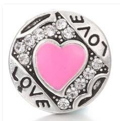Love Pink Heart Everything Charms Maxi - EarringEverything.com Fashion Jewelry For Trendsetters - FREE SHIPPING - #necklace #earrings #jewelry #jewellery #goldjewelry #silverjewelry #accessories #fashionista #fashionjewelry #instagood #bracelet #Ring #jewelrydesigner #bridesmaidsgifts #jewelryforsale #jewelrystore #jewelryporn #jewelryshop #jewelrylover #jewelrylovers #jewelrysale #jewelrygifts #jewelrybox #jewelrydesign #jewelryjunkie #pearls #swarovski #ontrend #uniquejewelry #EarringEverything