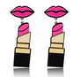 Lipstick Diva Earrings - EarringEverything.com Fashion Jewelry For Trendsetters - FREE SHIPPING - #necklace #earrings #jewelry #jewellery #goldjewelry #silverjewelry #accessories #fashionista #fashionjewelry #instagood #bracelet #Ring #jewelrydesigner #bridesmaidsgifts #jewelryforsale #jewelrystore #jewelryporn #jewelryshop #jewelrylover #jewelrylovers #jewelrysale #jewelrygifts #jewelrybox #jewelrydesign #jewelryjunkie #pearls #swarovski #ontrend #uniquejewelry #EarringEverything