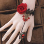Red Rose Ring Bracelet - EarringEverything.com Fashion Jewelry For Trendsetters - FREE SHIPPING - #necklace #earrings #jewelry #jewellery #goldjewelry #silverjewelry #accessories #fashionista #fashionjewelry #instagood #bracelet #Ring #jewelrydesigner #bridesmaidsgifts #jewelryforsale #jewelrystore #jewelryporn #jewelryshop #jewelrylover #jewelrylovers #jewelrysale #jewelrygifts #jewelrybox #jewelrydesign #jewelryjunkie #pearls #swarovski #ontrend #uniquejewelry #EarringEverything