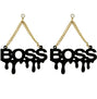 Wet Boss Lady Earrings - EarringEverything.com Fashion Jewelry For Trendsetters - FREE SHIPPING - #necklace #earrings #jewelry #jewellery #goldjewelry #silverjewelry #accessories #fashionista #fashionjewelry #instagood #bracelet #Ring #jewelrydesigner #bridesmaidsgifts #jewelryforsale #jewelrystore #jewelryporn #jewelryshop #jewelrylover #jewelrylovers #jewelrysale #jewelrygifts #jewelrybox #jewelrydesign #jewelryjunkie #pearls #swarovski #ontrend #uniquejewelry #EarringEverything