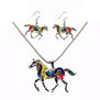 Stallion Set - EarringEverything.com Fashion Jewelry For Trendsetters - FREE SHIPPING - #necklace #earrings #jewelry #jewellery #goldjewelry #silverjewelry #accessories #fashionista #fashionjewelry #instagood #bracelet #Ring #jewelrydesigner #bridesmaidsgifts #jewelryforsale #jewelrystore #jewelryporn #jewelryshop #jewelrylover #jewelrylovers #jewelrysale #jewelrygifts #jewelrybox #jewelrydesign #jewelryjunkie #pearls #swarovski #ontrend #uniquejewelry #EarringEverything