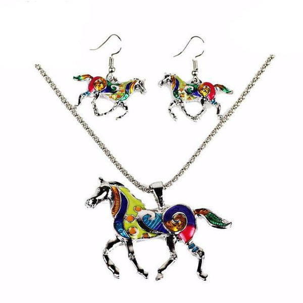 Stallion Set - EarringEverything.com Fashion Jewelry For Trendsetters - FREE SHIPPING - #necklace #earrings #jewelry #jewellery #goldjewelry #silverjewelry #accessories #fashionista #fashionjewelry #instagood #bracelet #Ring #jewelrydesigner #bridesmaidsgifts #jewelryforsale #jewelrystore #jewelryporn #jewelryshop #jewelrylover #jewelrylovers #jewelrysale #jewelrygifts #jewelrybox #jewelrydesign #jewelryjunkie #pearls #swarovski #ontrend #uniquejewelry #EarringEverything