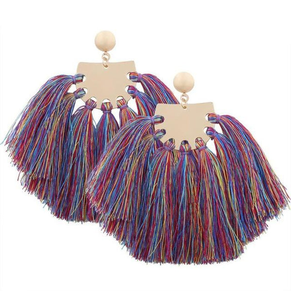 Multicolored The Haight Earrings - EarringEverything.com Fashion Jewelry For Trendsetters - FREE SHIPPING - #necklace #earrings #jewelry #jewellery #goldjewelry #silverjewelry #accessories #fashionista #fashionjewelry #instagood #bracelet #Ring #jewelrydesigner #bridesmaidsgifts #jewelryforsale #jewelrystore #jewelryporn #jewelryshop #jewelrylover #jewelrylovers #jewelrysale #jewelrygifts #jewelrybox #jewelrydesign #jewelryjunkie #pearls #swarovski #ontrend #uniquejewelry #EarringEverything