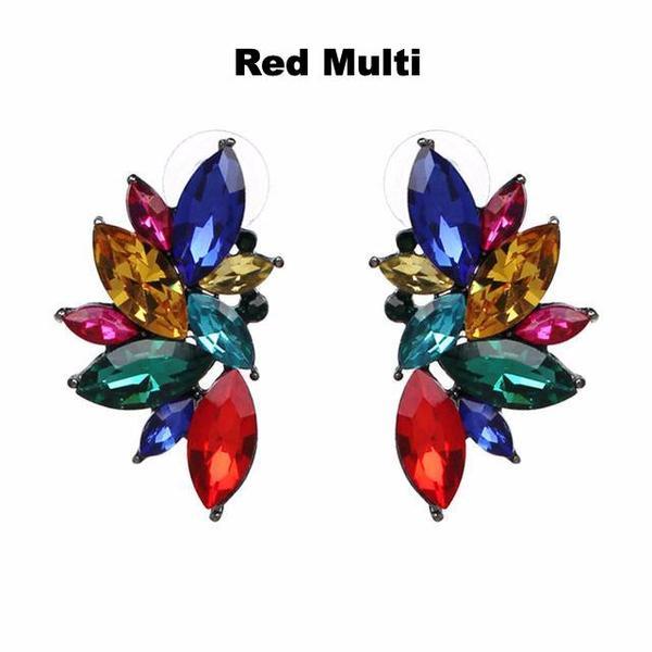 Red Multi Angel Anne Earrings - EarringEverything.com Fashion Jewelry For Trendsetters - FREE SHIPPING - #necklace #earrings #jewelry #jewellery #goldjewelry #silverjewelry #accessories #fashionista #fashionjewelry #instagood #bracelet #Ring #jewelrydesigner #bridesmaidsgifts #jewelryforsale #jewelrystore #jewelryporn #jewelryshop #jewelrylover #jewelrylovers #jewelrysale #jewelrygifts #jewelrybox #jewelrydesign #jewelryjunkie #pearls #swarovski #ontrend #uniquejewelry #EarringEverything