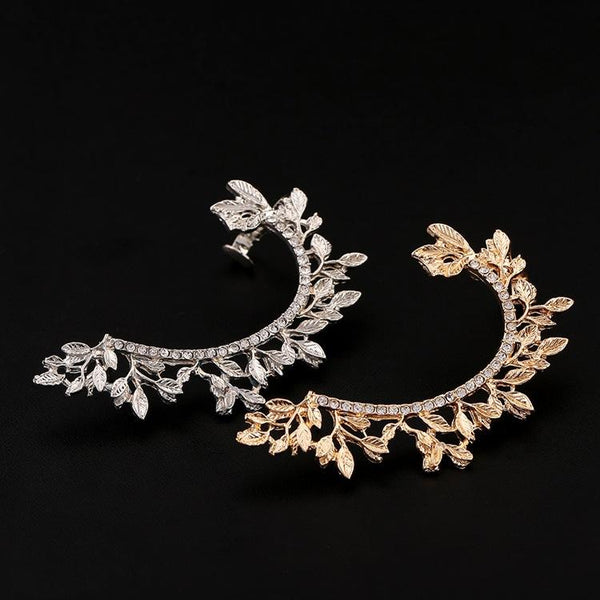 Geneva Ear Clip - EarringEverything.com Fashion Jewelry For Trendsetters - FREE SHIPPING - #necklace #earrings #jewelry #jewellery #goldjewelry #silverjewelry #accessories #fashionista #fashionjewelry #instagood #bracelet #Ring #jewelrydesigner #bridesmaidsgifts #jewelryforsale #jewelrystore #jewelryporn #jewelryshop #jewelrylover #jewelrylovers #jewelrysale #jewelrygifts #jewelrybox #jewelrydesign #jewelryjunkie #pearls #swarovski #ontrend #uniquejewelry #EarringEverything