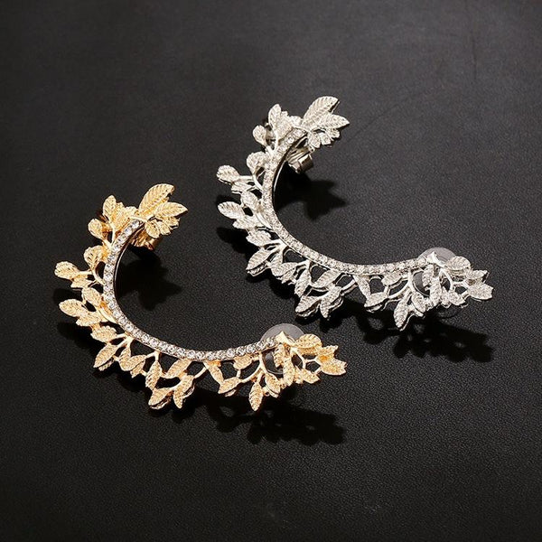 Geneva Ear Clip - EarringEverything.com Fashion Jewelry For Trendsetters - FREE SHIPPING - #necklace #earrings #jewelry #jewellery #goldjewelry #silverjewelry #accessories #fashionista #fashionjewelry #instagood #bracelet #Ring #jewelrydesigner #bridesmaidsgifts #jewelryforsale #jewelrystore #jewelryporn #jewelryshop #jewelrylover #jewelrylovers #jewelrysale #jewelrygifts #jewelrybox #jewelrydesign #jewelryjunkie #pearls #swarovski #ontrend #uniquejewelry #EarringEverything
