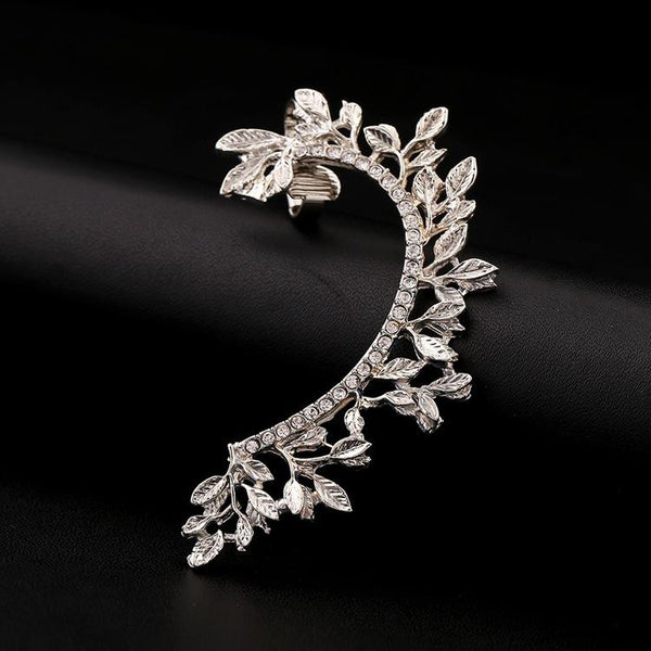 Geneva Ear Clip - EarringEverything.com Fashion Jewelry For Trendsetters - FREE SHIPPING - #necklace #earrings #jewelry #jewellery #goldjewelry #silverjewelry #accessories #fashionista #fashionjewelry #instagood #bracelet #Ring #jewelrydesigner #bridesmaidsgifts #jewelryforsale #jewelrystore #jewelryporn #jewelryshop #jewelrylover #jewelrylovers #jewelrysale #jewelrygifts #jewelrybox #jewelrydesign #jewelryjunkie #pearls #swarovski #ontrend #uniquejewelry #EarringEverything