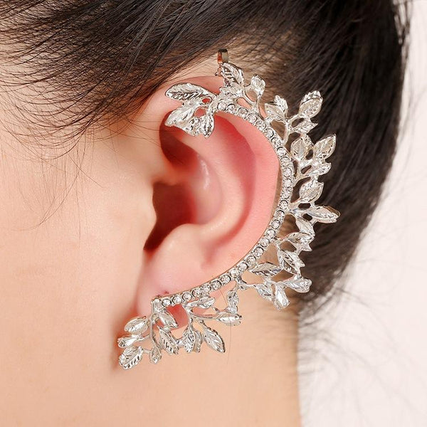 Geneva Ear Clip - EarringEverything.com Fashion Jewelry For Trendsetters - FREE SHIPPING - #necklace #earrings #jewelry #jewellery #goldjewelry #silverjewelry #accessories #fashionista #fashionjewelry #instagood #bracelet #Ring #jewelrydesigner #bridesmaidsgifts #jewelryforsale #jewelrystore #jewelryporn #jewelryshop #jewelrylover #jewelrylovers #jewelrysale #jewelrygifts #jewelrybox #jewelrydesign #jewelryjunkie #pearls #swarovski #ontrend #uniquejewelry #EarringEverything