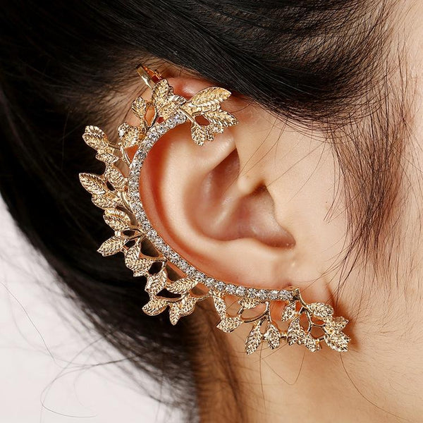 Geneva Ear Clip - EarringEverything.com Fashion Jewelry For Trendsetters - FREE SHIPPING - #necklace #earrings #jewelry #jewellery #goldjewelry #silverjewelry #accessories #fashionista #fashionjewelry #instagood #bracelet #Ring #jewelrydesigner #bridesmaidsgifts #jewelryforsale #jewelrystore #jewelryporn #jewelryshop #jewelrylover #jewelrylovers #jewelrysale #jewelrygifts #jewelrybox #jewelrydesign #jewelryjunkie #pearls #swarovski #ontrend #uniquejewelry #EarringEverything