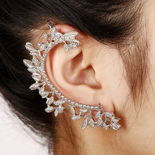 Geneva Ear Clip - EarringEverything.com Fashion Jewelry For Trendsetters - FREE SHIPPING - #necklace #earrings #jewelry #jewellery #goldjewelry #silverjewelry #accessories #fashionista #fashionjewelry #instagood #bracelet #Ring #jewelrydesigner #bridesmaidsgifts #jewelryforsale #jewelrystore #jewelryporn #jewelryshop #jewelrylover #jewelrylovers #jewelrysale #jewelrygifts #jewelrybox #jewelrydesign #jewelryjunkie #pearls #swarovski #ontrend #uniquejewelry #EarringEverything